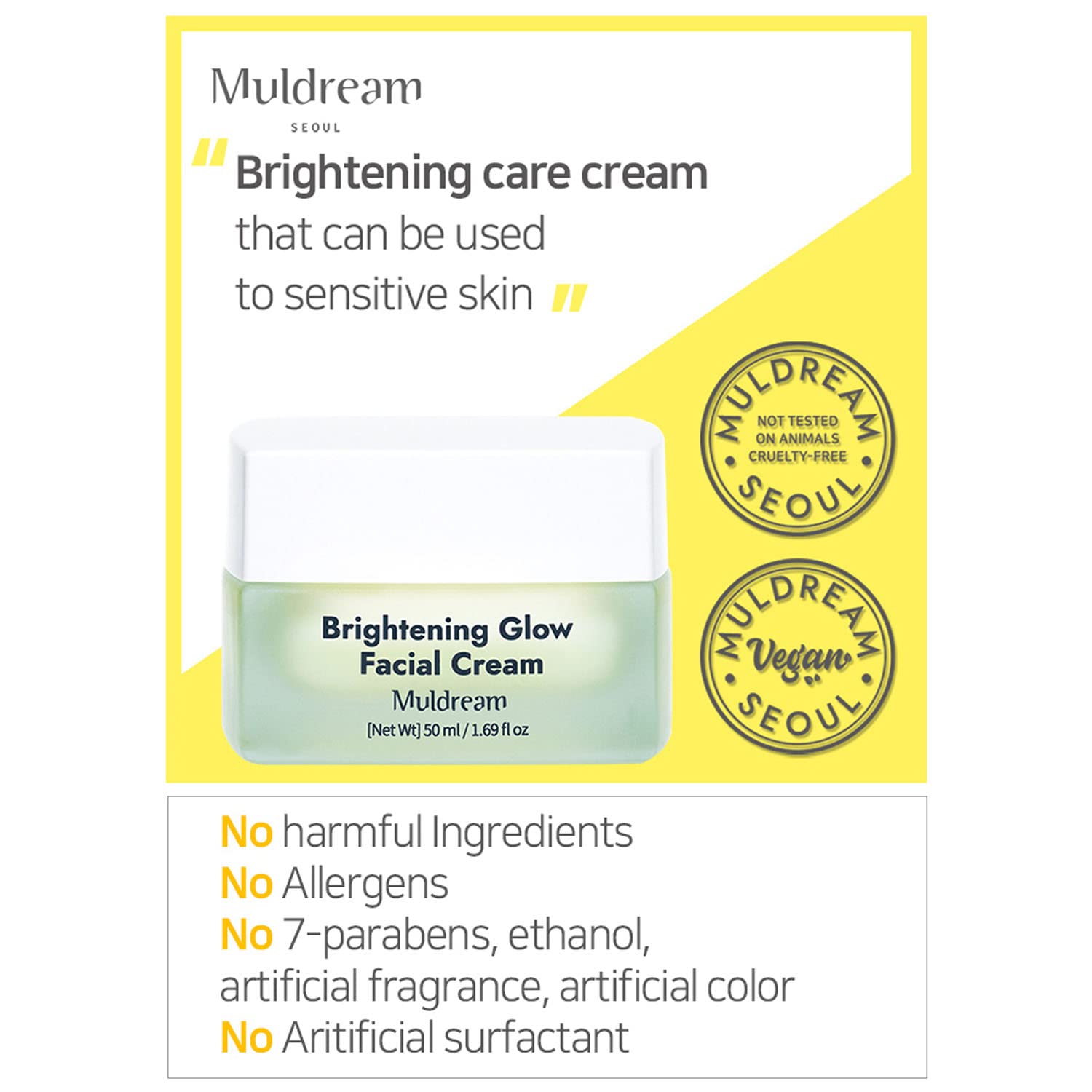 Crema Facial Brightening Glow 1.69 Fl oz