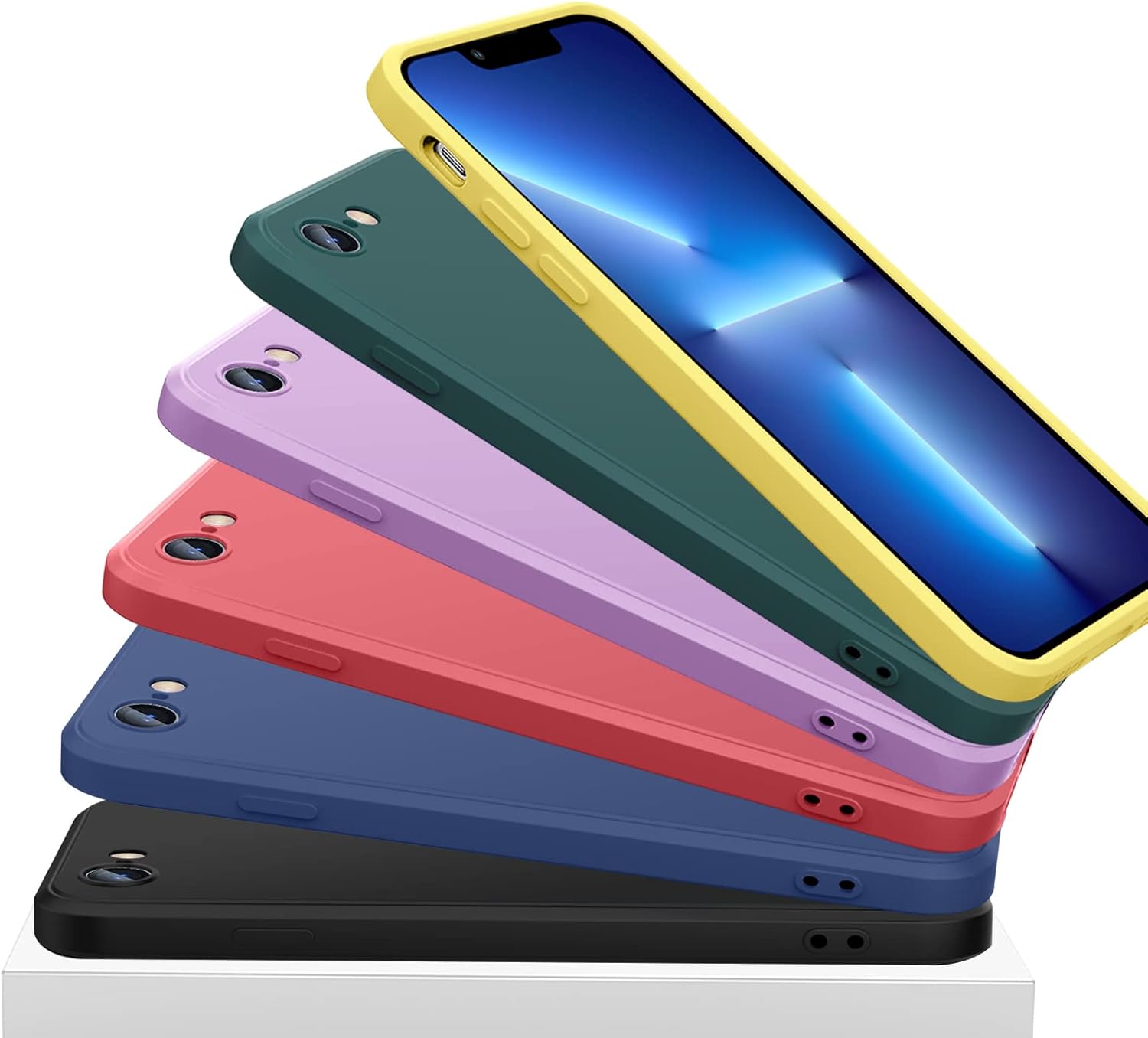 Funda para Samsung Galaxy A12 4GM12, funda de goma de gel de silicona líquida, cubierta de parachoques de teléfono no amarillenta, funda de silicona