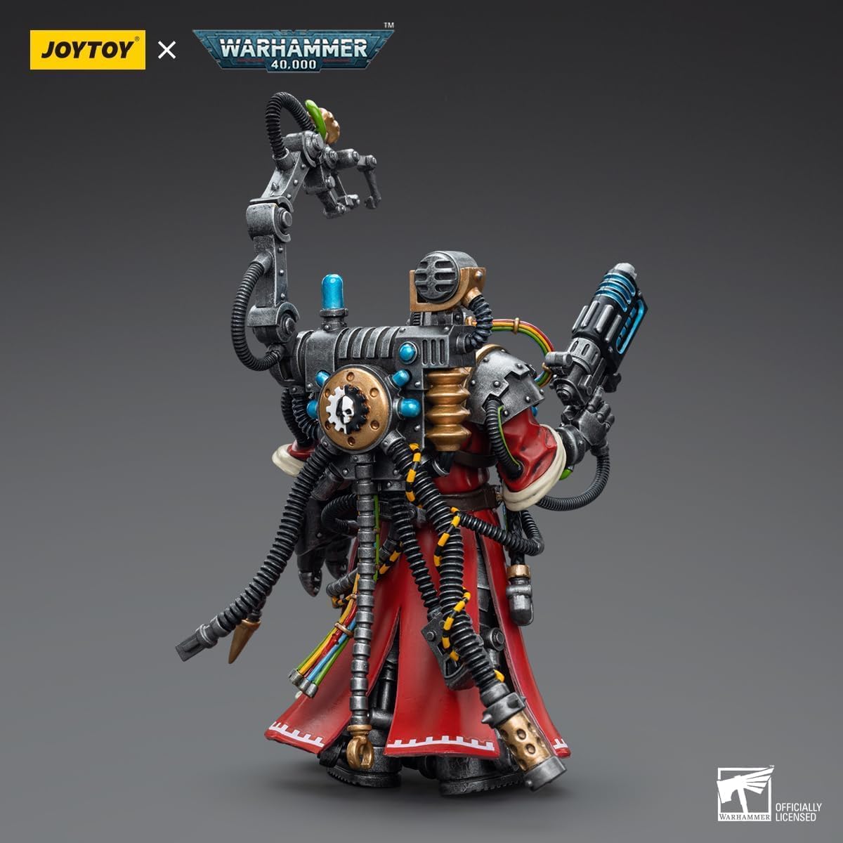 LEBOO JOYTOY Warhammer 40k 118 Figura de acción Adeptus Mechanicus Skitarii Marshal 4.88 pulgadas de altura modelos de juguete Joy