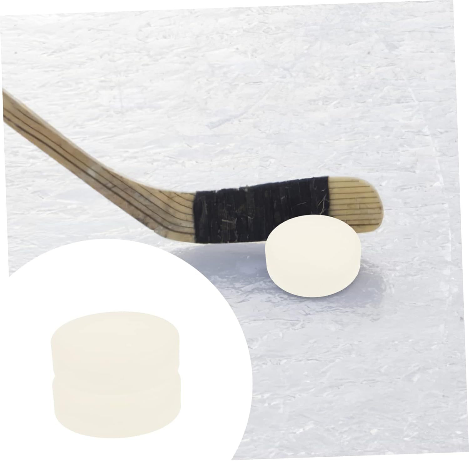 Kisangel Hockey sobre hielo luminoso Hockey sobre hielo Discos de hockey sobre hielo Suministros de práctica Accesorios al aire libre Hockey sobre