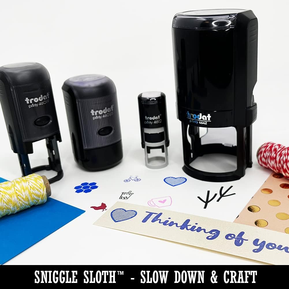 Pig Sideview – Sello de goma autoentintado de animales de granja para sellar planificadores de manualidades, mini de 12 pulgada, tinta negra