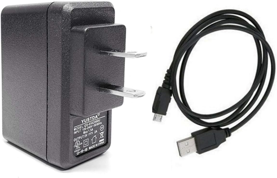 Yustda Adaptador de repuesto de 5 V CA CC para Geek Aire GF3T GF3M GF2DB GF2DP GF2DW 5 “recargable Nib Turbo Nib Li-ion 18650 3.7V 2600mAh Bank