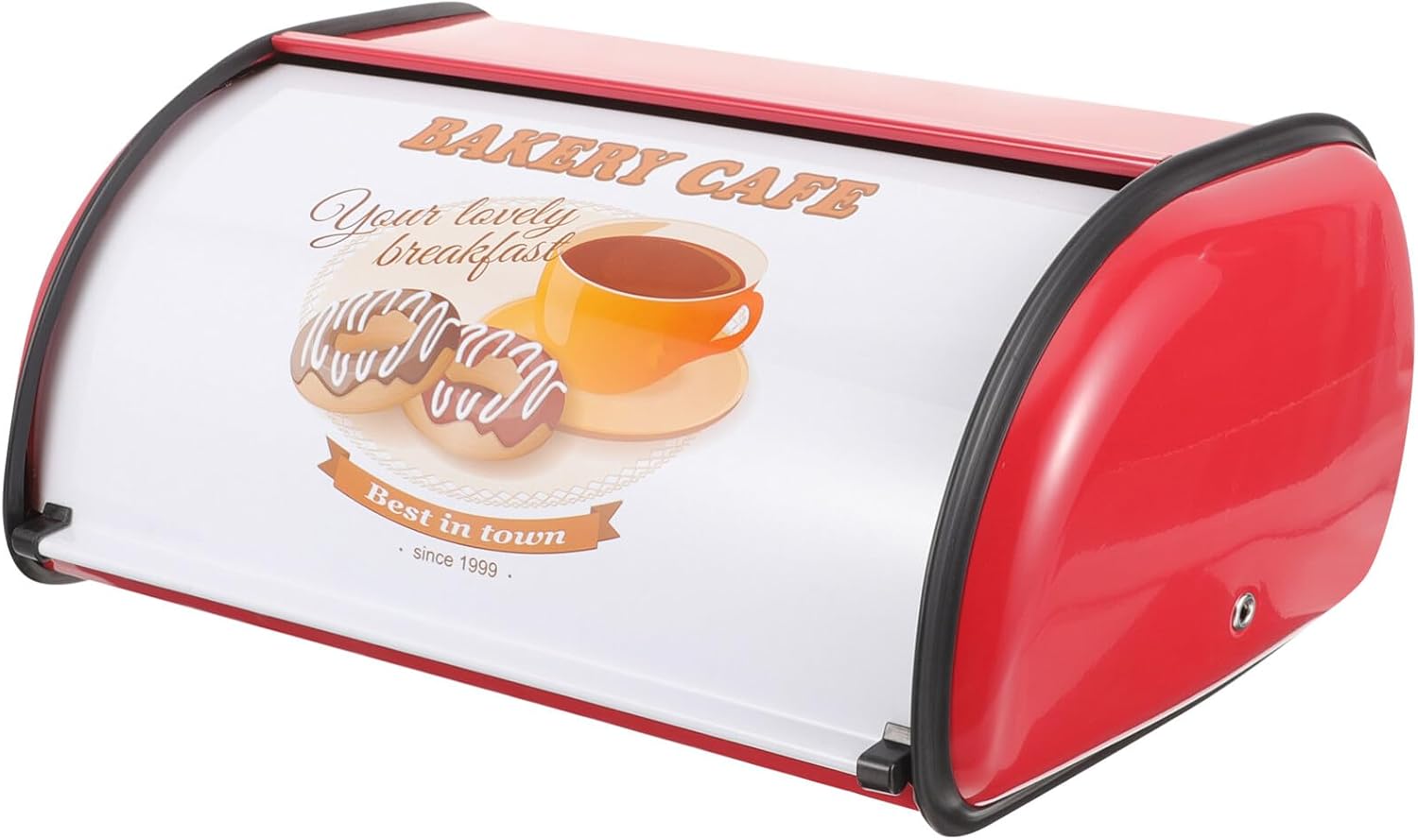 Angoily Caja de almacenamiento de pan para guardar pan de cocina, contenedor de bagel de almacenamiento de pan, soporte para pan, soporte para pan,