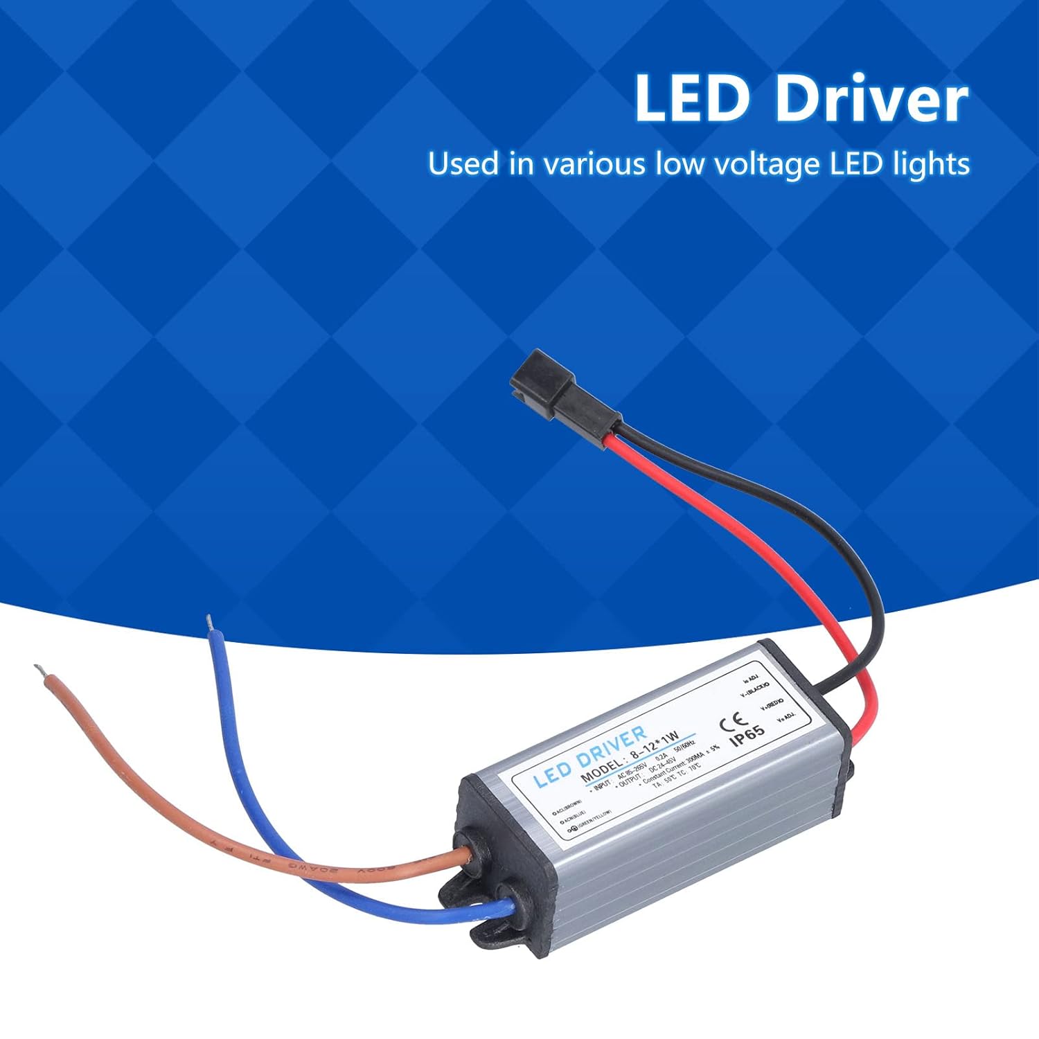Fuente de alimentación LED Transformador impermeable IP65 AC 85 a 265V a CC 24 a 45V Convertidor de voltaje constante LED Fuente de alimentación de