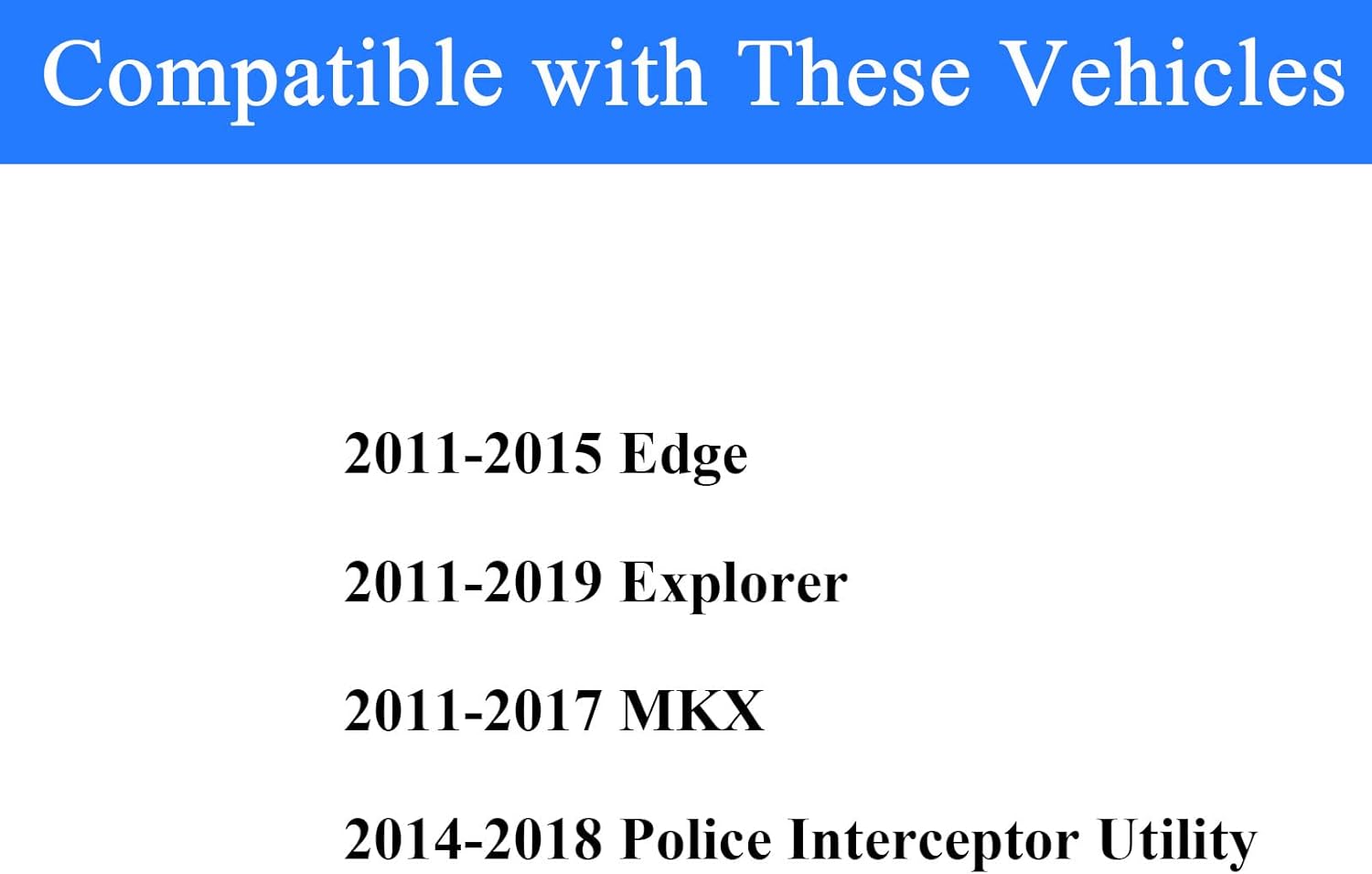 SW7688 Reemplazo del conjunto del interruptor del limpiaparabrisas para Ford Edge 2011-2015, Explorer 2011-2019, Ford Police Interceptor Utility