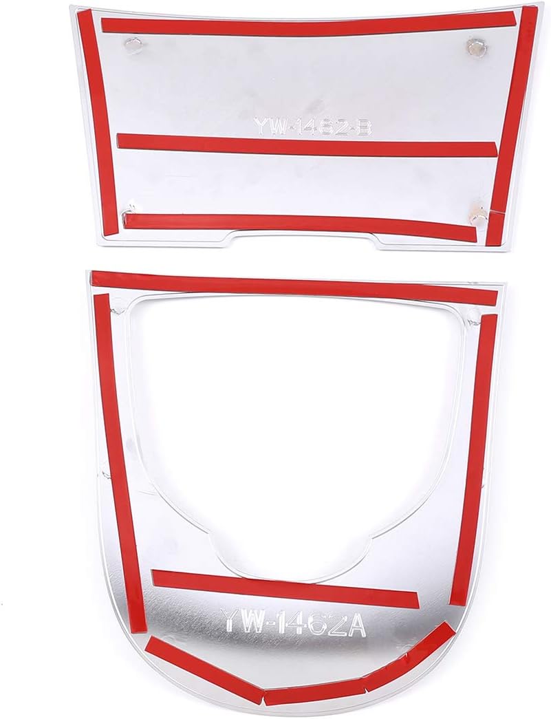 YIWANG – Pegatinas para marco de consola central de Mercedes Benz Clase G W463 2019 2020, color plateado