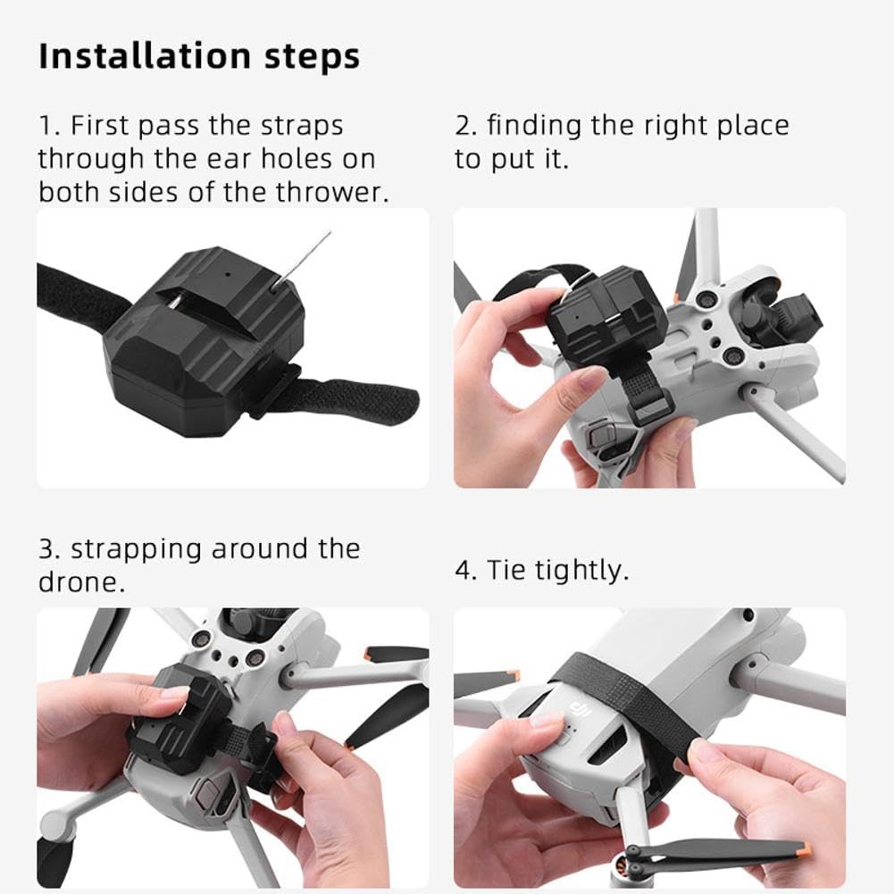 Airdrop Dropper Control Remoto Lanzador Sistema Accesorios para DJI Mini 3 Pro Drone