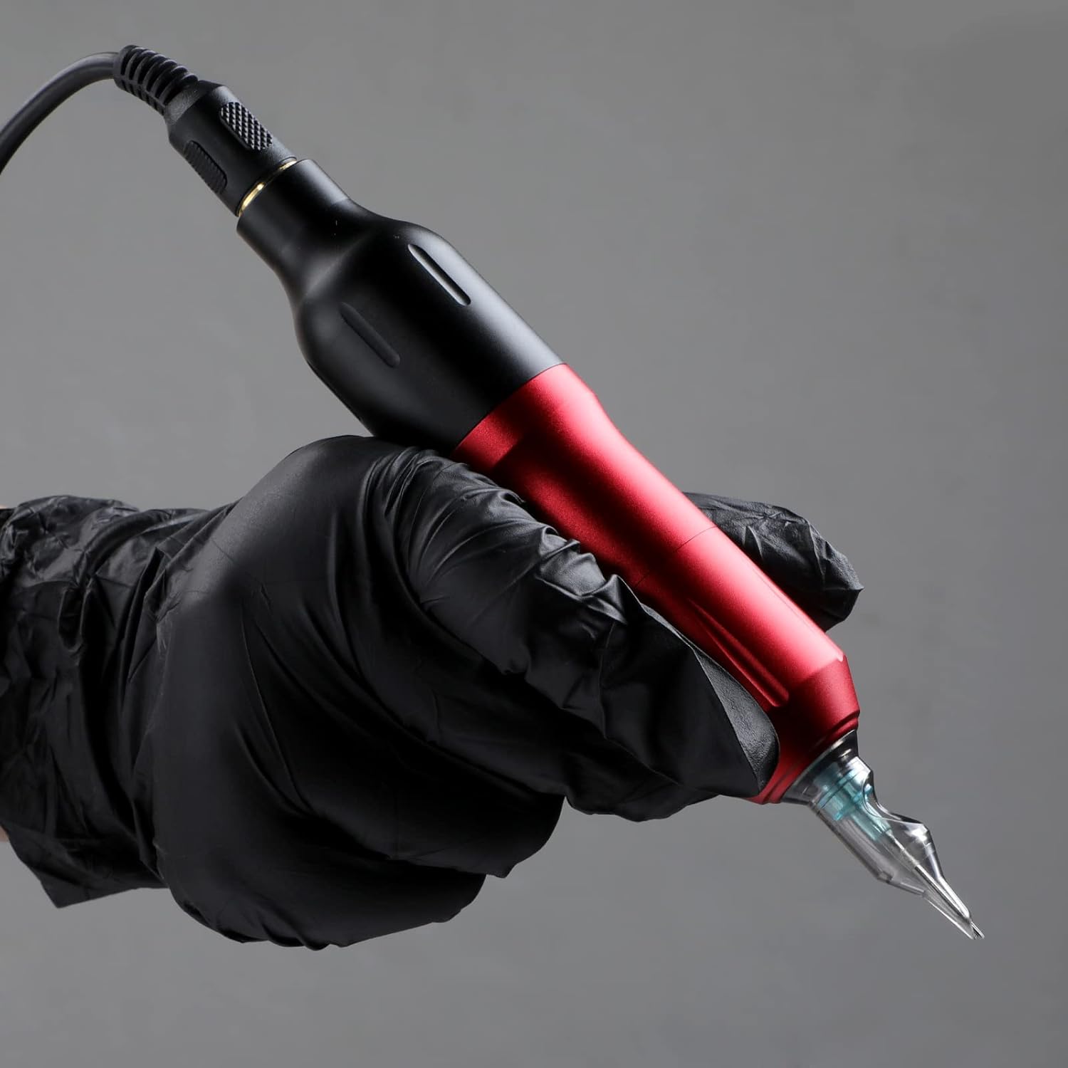 STIGMA Kit de tatuaje pistola de tatuaje completo Rotary máquina de tatuaje pluma con 20 cartuchos agujas pantalla digital fuente de alimentación