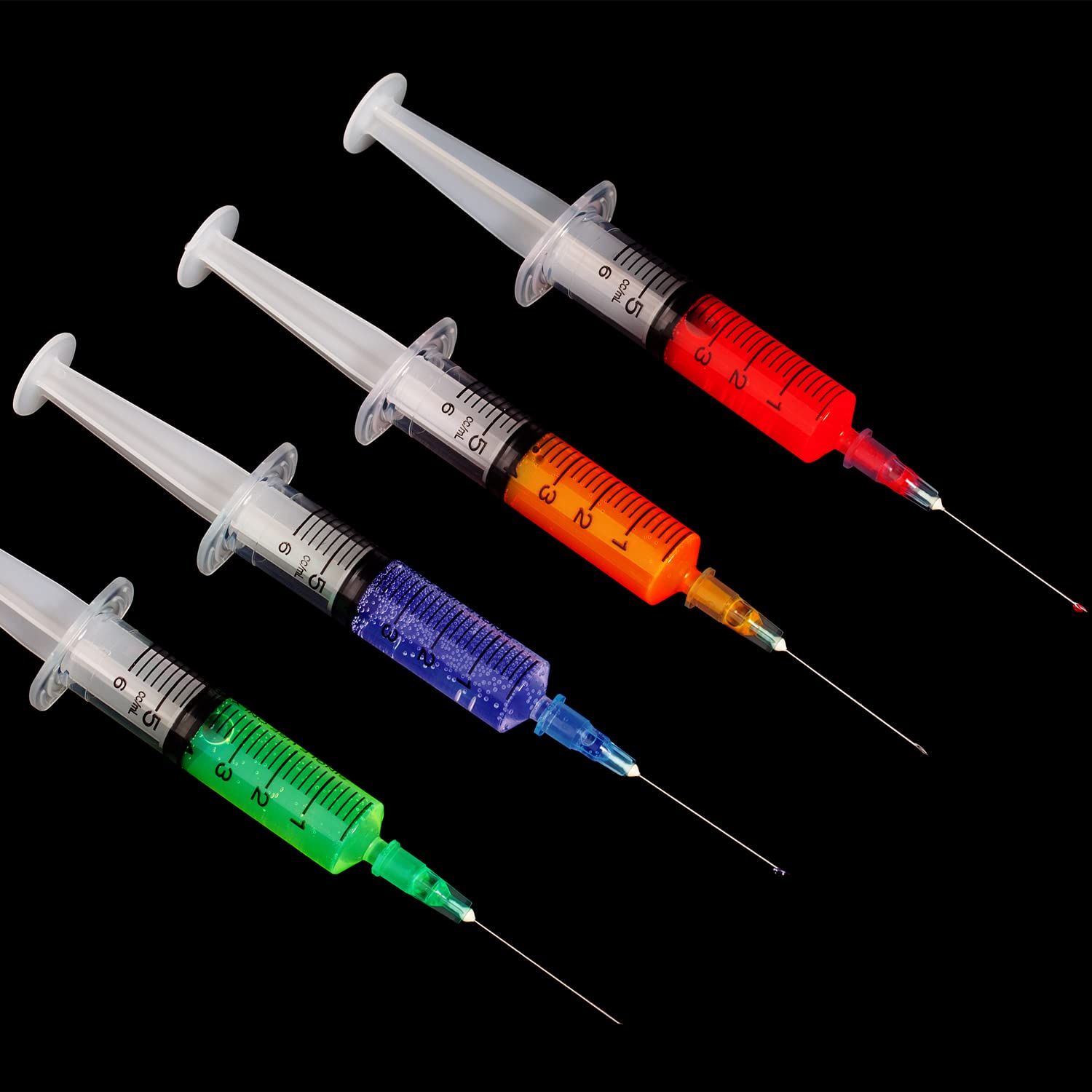 Paquete de 100 suministros de laboratorio dispensadores desechables de 22 Ga de 1 pulgada0.984 in, embalaje sellado individualmente