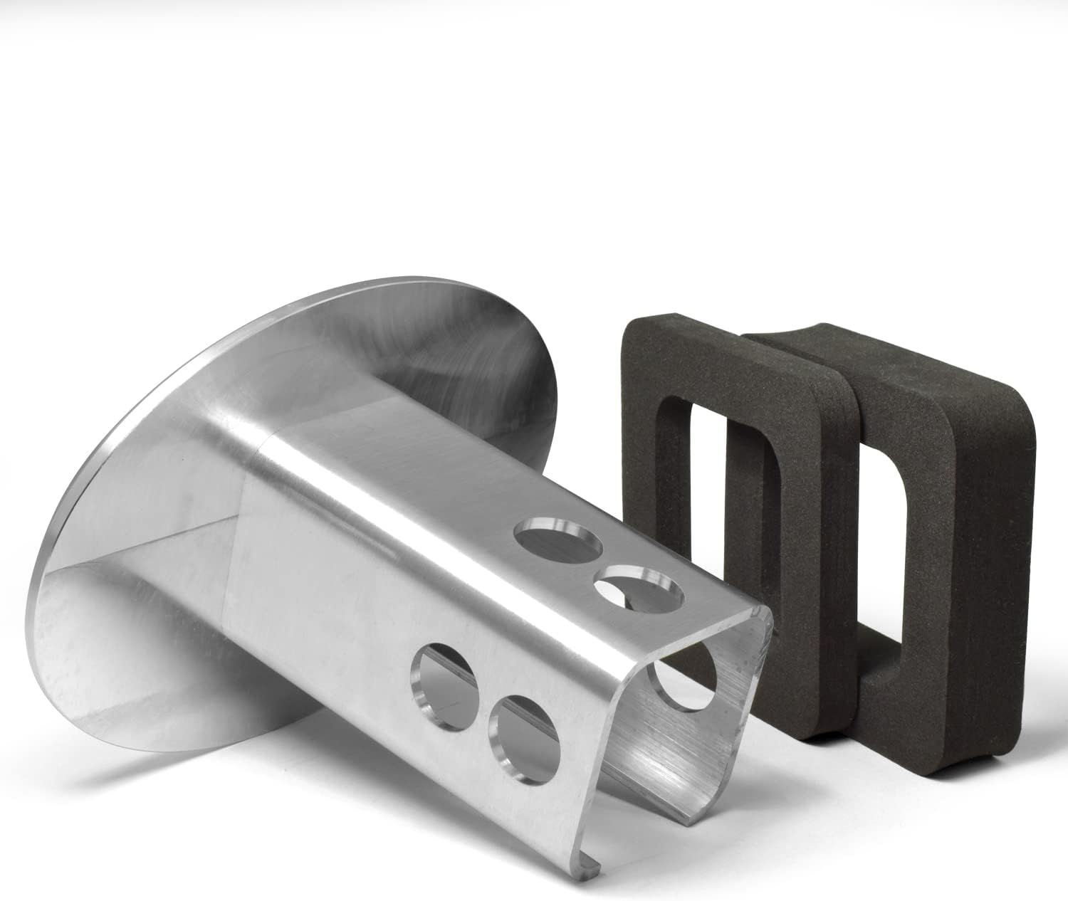 Hecho para Ford F-150 Lariat 3D Logo en la cubierta de enganche de remolque de aluminio cepillado ovalado de 2 pulgadas