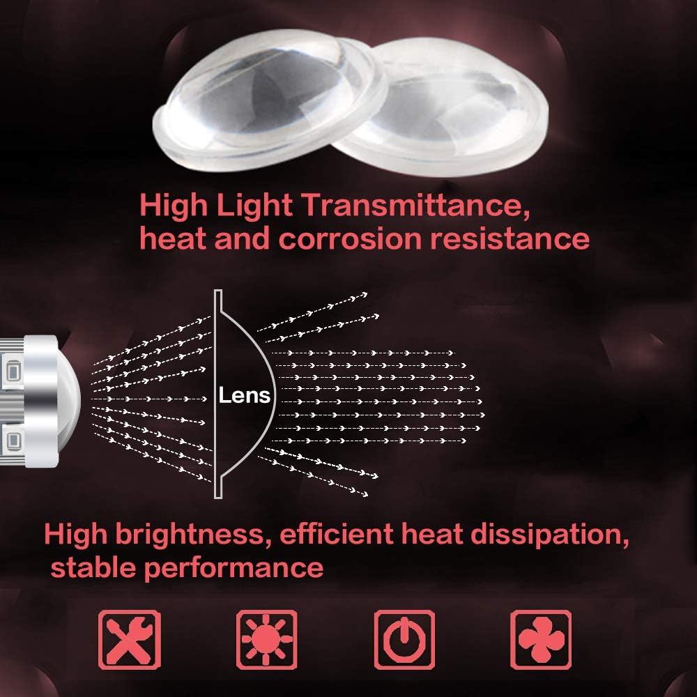 Teguangmei 2 bombillas LED de coche 1156 BA15S P21W 1141 7056 rojo 900LM Super brillante LED de marcha atrás freno trasero parada trasera niebla