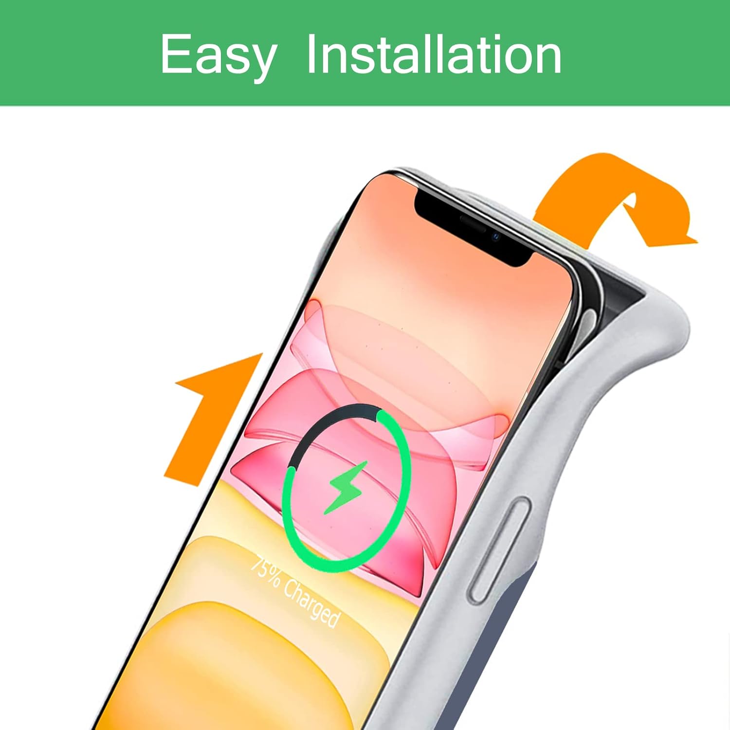 Funda de batería para iPhone 11, actualizada 10000mAh recargable portátil con carga inalámbrica compatible con iPhone 11 (6.1 pulgadas) con cargador