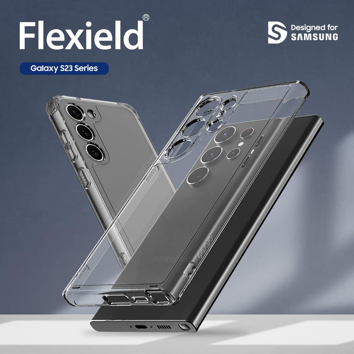 araree FLEXIELD Funda diseñada para Samsung Galaxy S23 Ultra, funda protectora de TPU antiamarilleamiento compatible con Samsung Galaxy S23 Ultra