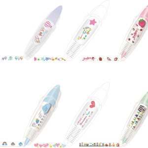 Joyfullift – Juego de 6 bolígrafos decorativos Joyfullift 2023, bolígrafos decorativos tipo prensa de animales lindos para bricolaje, cinta de Joyfullift – Juego de 6 bolígrafos decorativos Joyfullift 2023, bolígrafos decorativos tipo prensa de animales lindos para bricolaje, cinta de