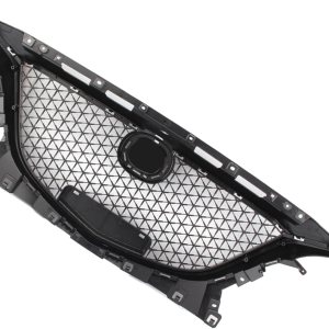 Rejilla frontal superior de panal  Repuesto de rejilla automotriz para 3 Axela Sedan 2014 2015 2016, color negro Rejilla frontal superior de panal  Repuesto de rejilla automotriz para 3 Axela Sedan 2014 2015 2016, color negro