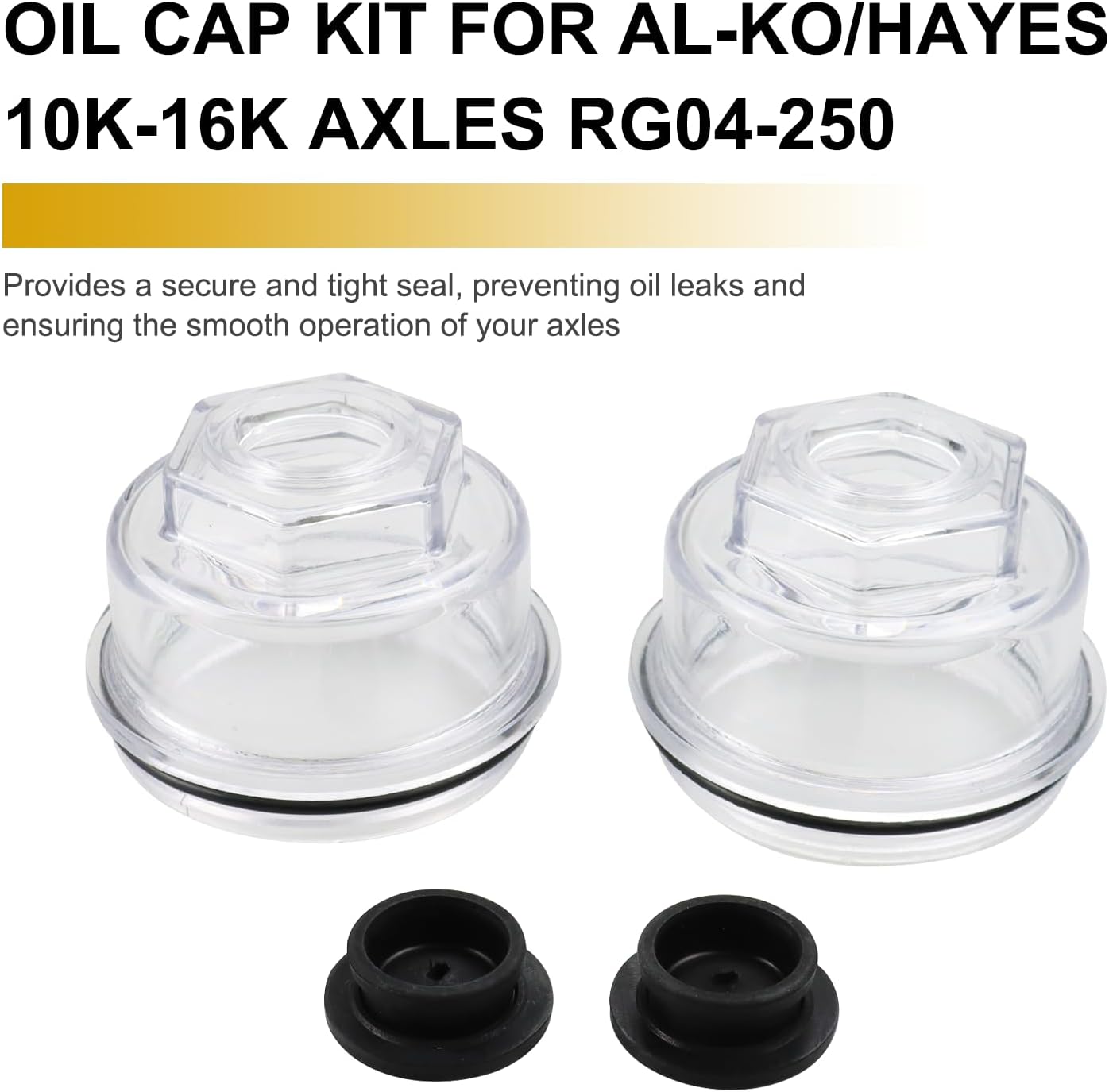 Kit de tapa de aceite para AL-KOHayes 10K-16K ejes RG04-250 (2PCS)