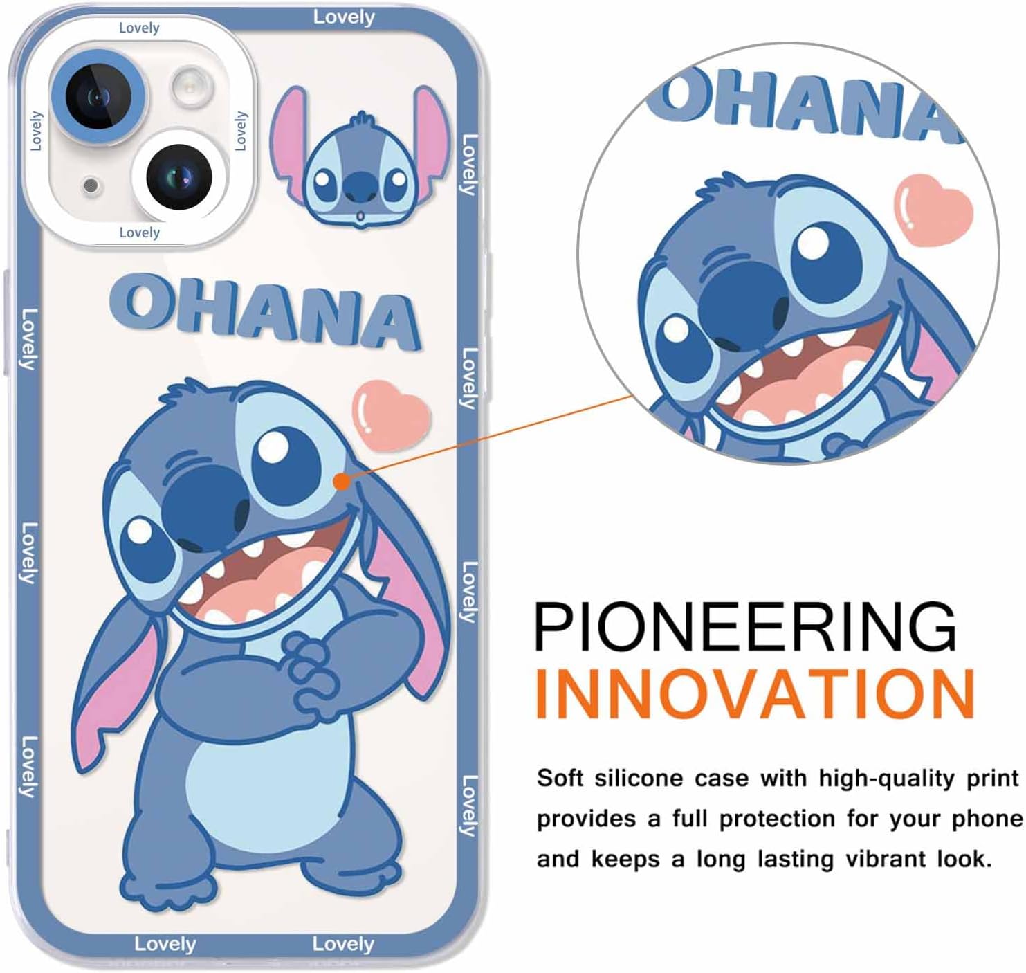 Paquete de 2 bonitas fundas de dibujos animados para iPhone 13 mini de 5.4 pulgadas, funda protectora a prueba de golpes para iPhone 13 mini con