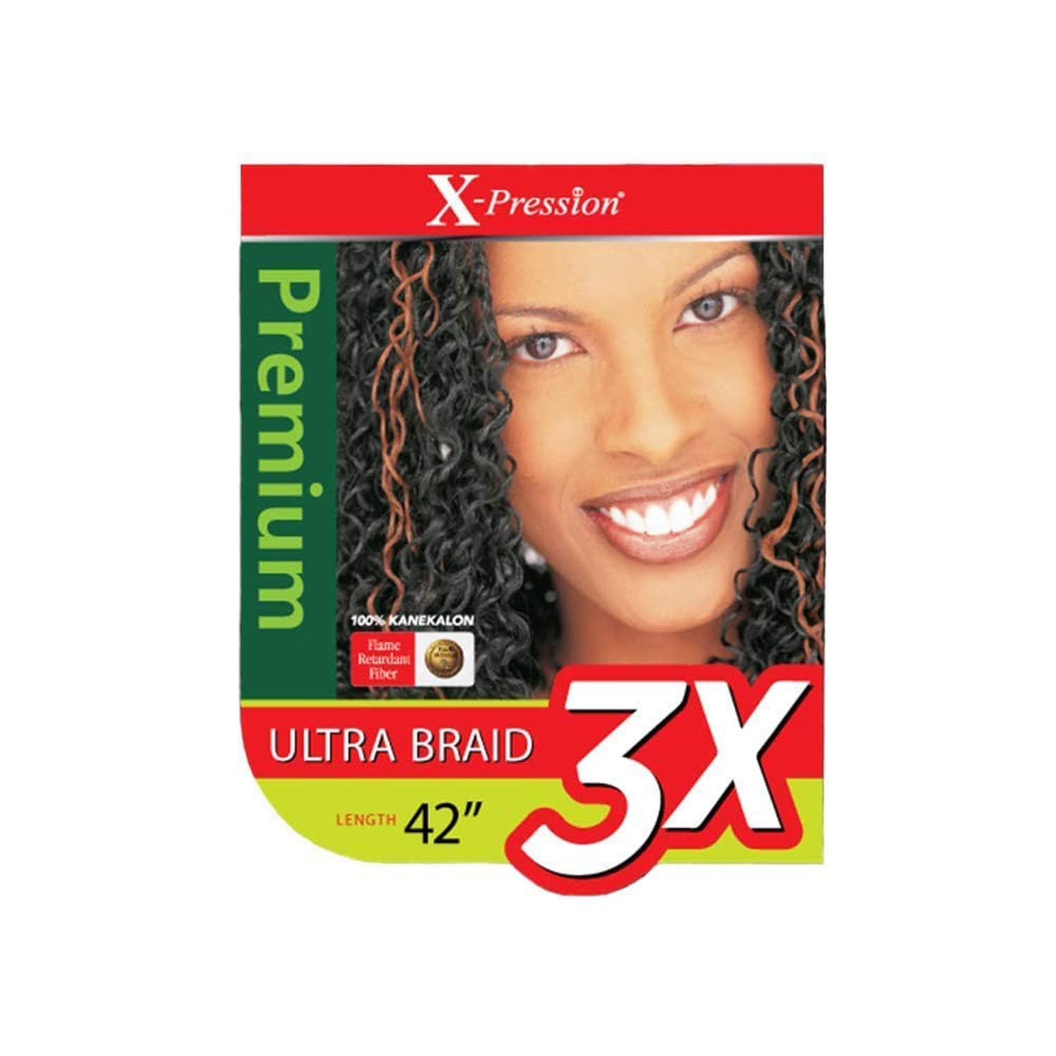 Outre Braids X-Pression Kanekaion 3X – Trenza preestirada de 42 pulgadas (paquete de 5, 4)