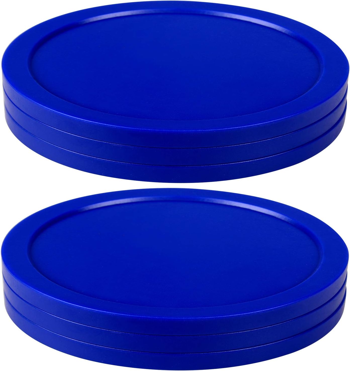 3 14 pulgadas Air Hockey Pucks, paquete de portería de tamaño completo accesorios de repuesto para mesas de juego (6 unidades)
