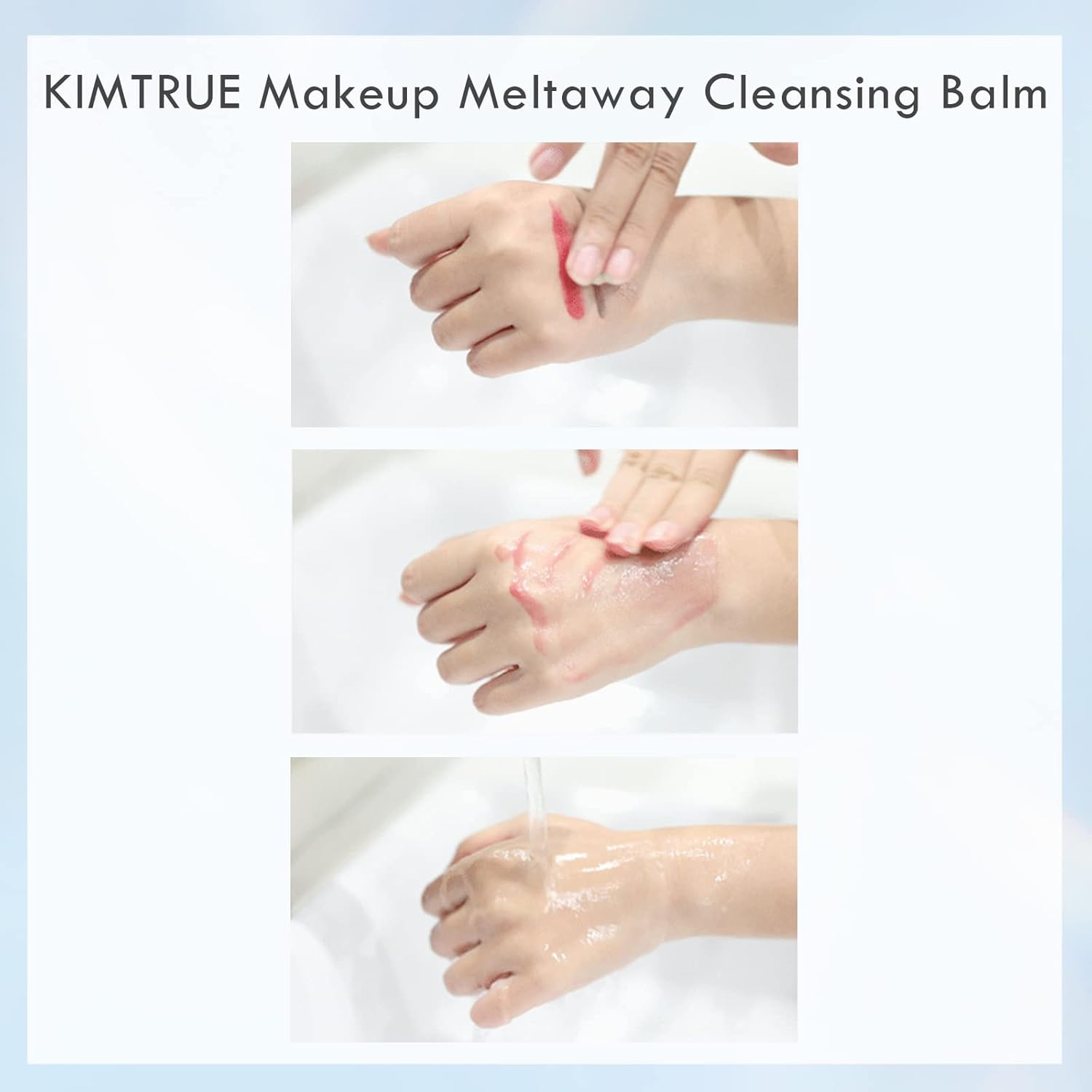 Kimtrue Meltaway Cleansing Balm 2-in-1 Instant Makeup Remover & Skin Enhancer  Rich in Bilberry & Moringa  Eco-Friendly, for All Skin Types