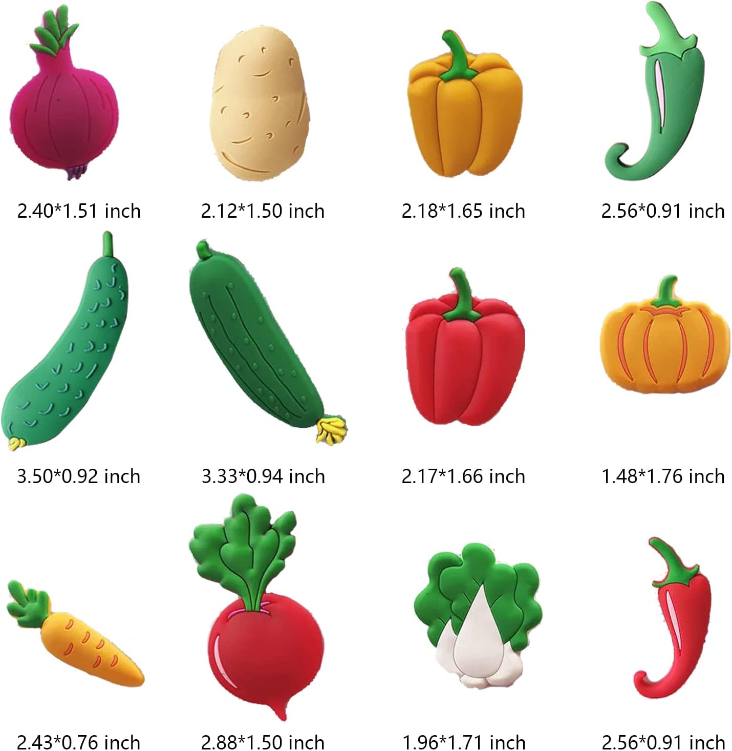 Imanes de frutas para nevera, imanes para refrigerador, pizarra blanca de frutas, calcomanías magnéticas para decoración del hogar, 24 piezas