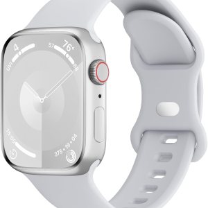 DYKEISS Correas deportivas de silicona compatibles con Apple Watch Band 1.496 in 1.654 in 1.575 in 1.732 in 1.614 in 1.772 in 1.929 in, correa suave DYKEISS Correas deportivas de silicona compatibles con Apple Watch Band 1.496 in 1.654 in 1.575 in 1.732 in 1.614 in 1.772 in 1.929 in, correa suave