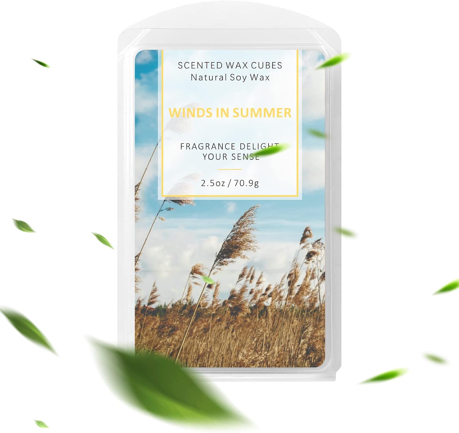 LA BELLEFÉE Cubos de cera para derretir 4 paquetes, decoración de cera perfumada, cera de soja hecha a mano para calentar 4 aromas de vientos en