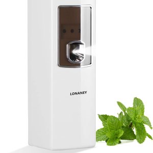 LONANEY – Dispensador automático de fragancias  Dispensador de ambientador automático ABS comercial para montaje en pared, dispensador de perfume en LONANEY – Dispensador automático de fragancias  Dispensador de ambientador automático ABS comercial para montaje en pared, dispensador de perfume en