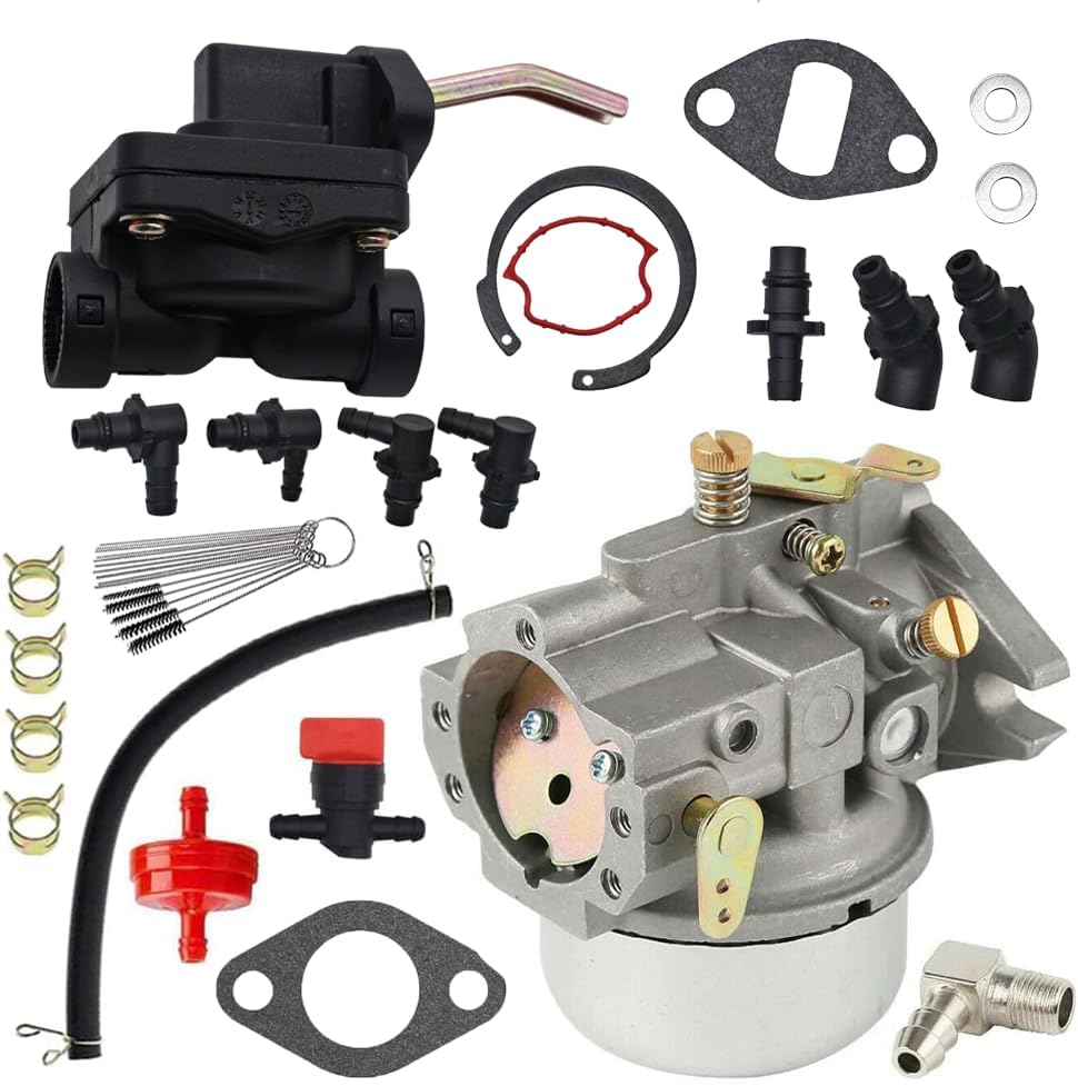 52-053-09 52-053-18 52-053-28 Carburador apto para Kohler Magnum KT17 KT18 KT19 M18 M20 MV18 MV20 Kit de carburador con bomba de combustible