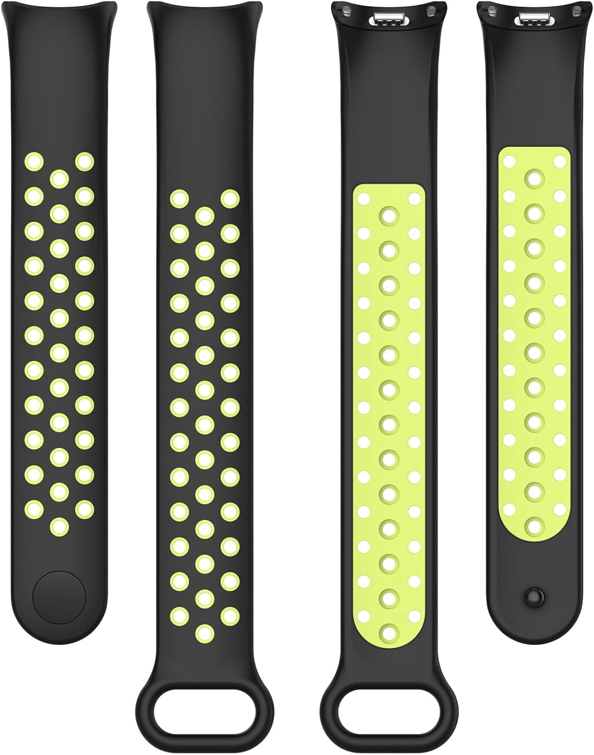 Disscool Muñequeras de repuesto compatibles con Xiaomi Band 8 Mi Band 8, correa de muñeca ajustable de silicona suave de 0.728 in con liberación