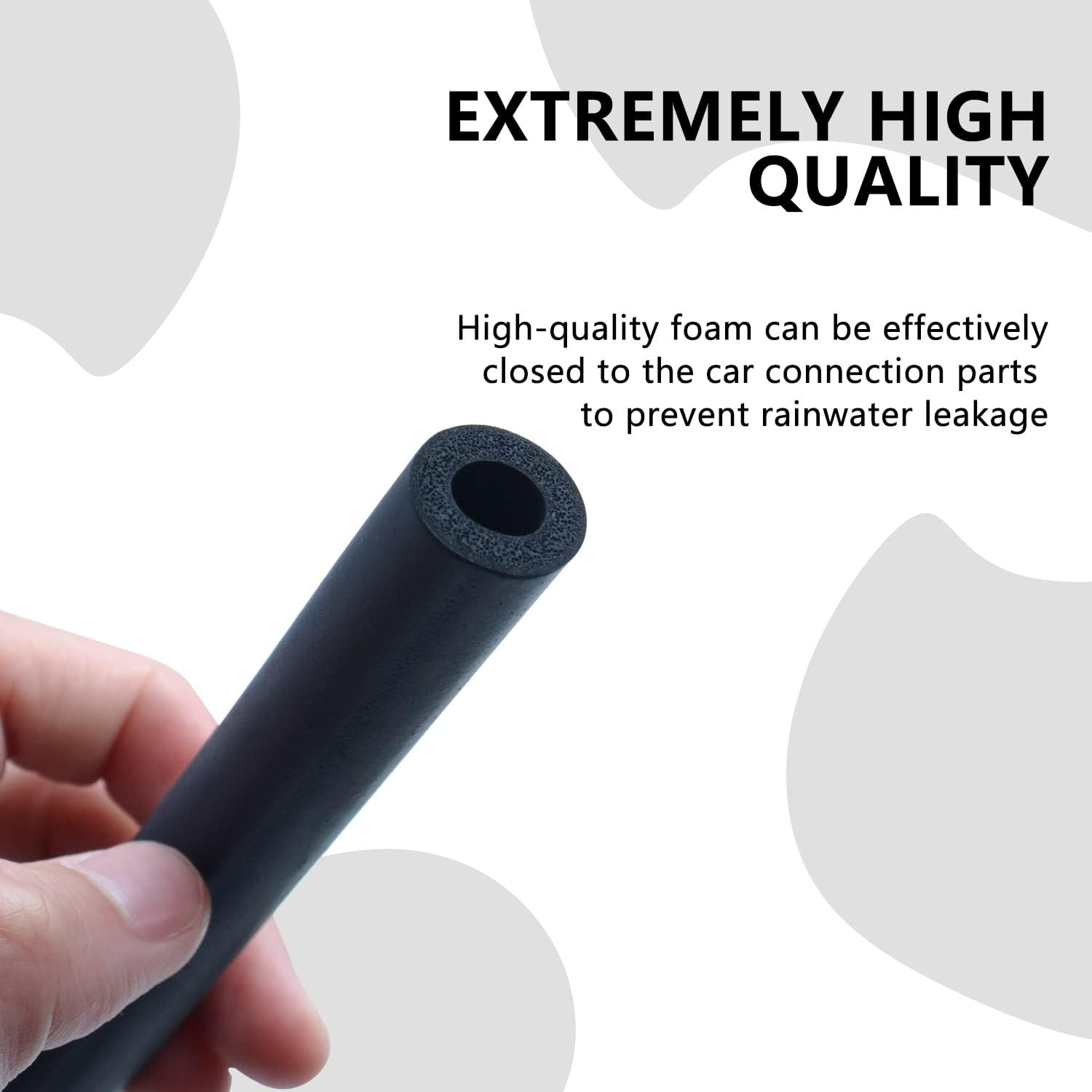 68026937AB – Kit de sellado de cubierta extraíble, bloqueador de espuma compatible con modelos Jeep Wrangler JK Wrangler JK Unlimited 2007-2017
