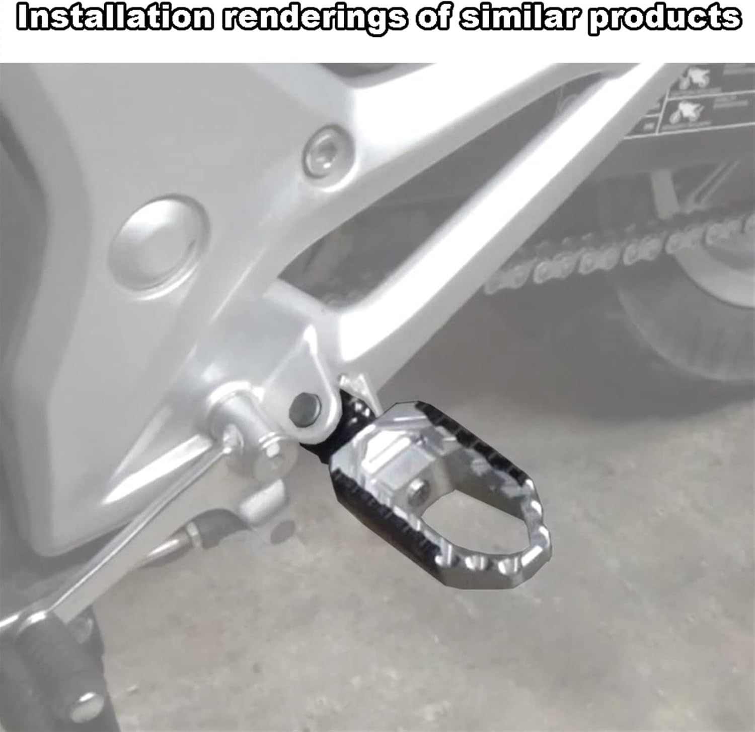Footpeg Motorcycle Accessories Foot Pegs Pedal Rest For YAMAHA XJ6 XJ 6 XJ6 DIVERSION 2009-2016 2010 2011 2012 2013 2014 2015 (Color  Titanium)