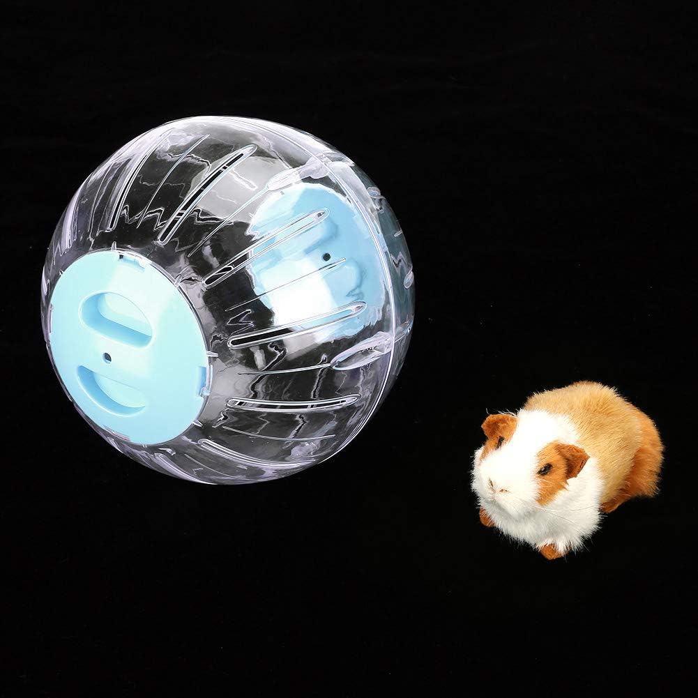 Pelota de ejercicio para hámster, mini juguete de viaje para correr, juguete de plástico silencioso, para jerbos, chinchillas, conejillos de indias,