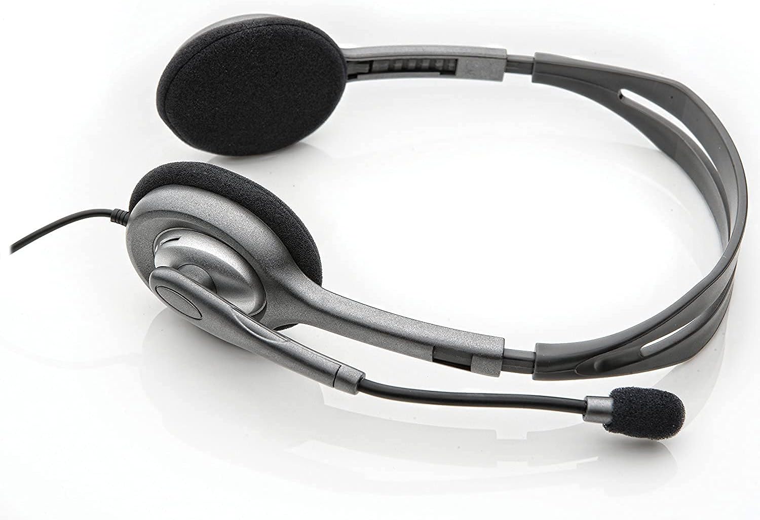 Logitech Auriculares estéreo H111H110 con micrófono con cancelación de ruido