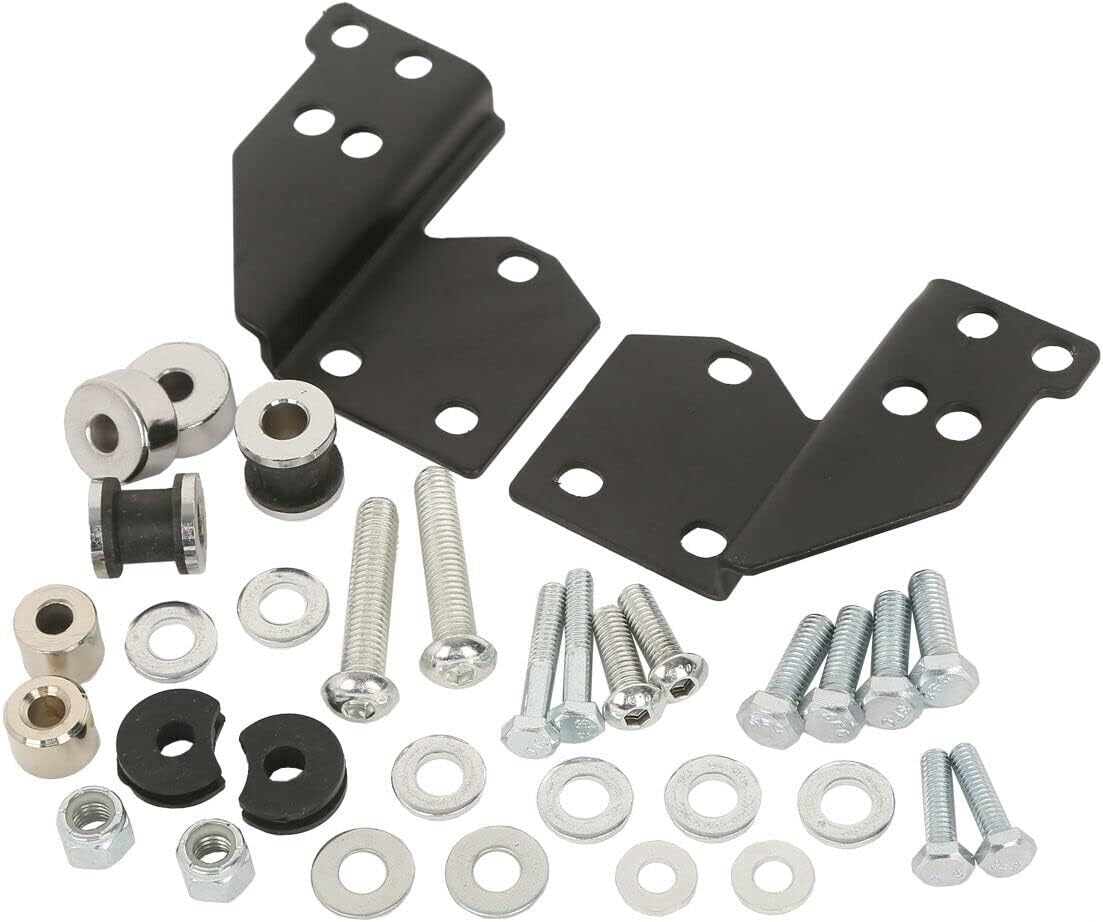 TCMT Razor Tour Pack Tronco Respaldo Montaje Rack Montaje Hardware Ajuste Para Harley Touring Road King Road Street Electra Glide 1997-2008