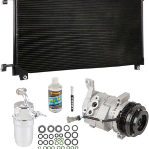 Kit de AC con compresor de CA condensador y secador para Chevy Tahoe Suburban Avalanche GMC Yukon Cadillac Escalade 2003-2006 – BuyAutoParts Kit de AC con compresor de CA condensador y secador para Chevy Tahoe Suburban Avalanche GMC Yukon Cadillac Escalade 2003-2006 – BuyAutoParts