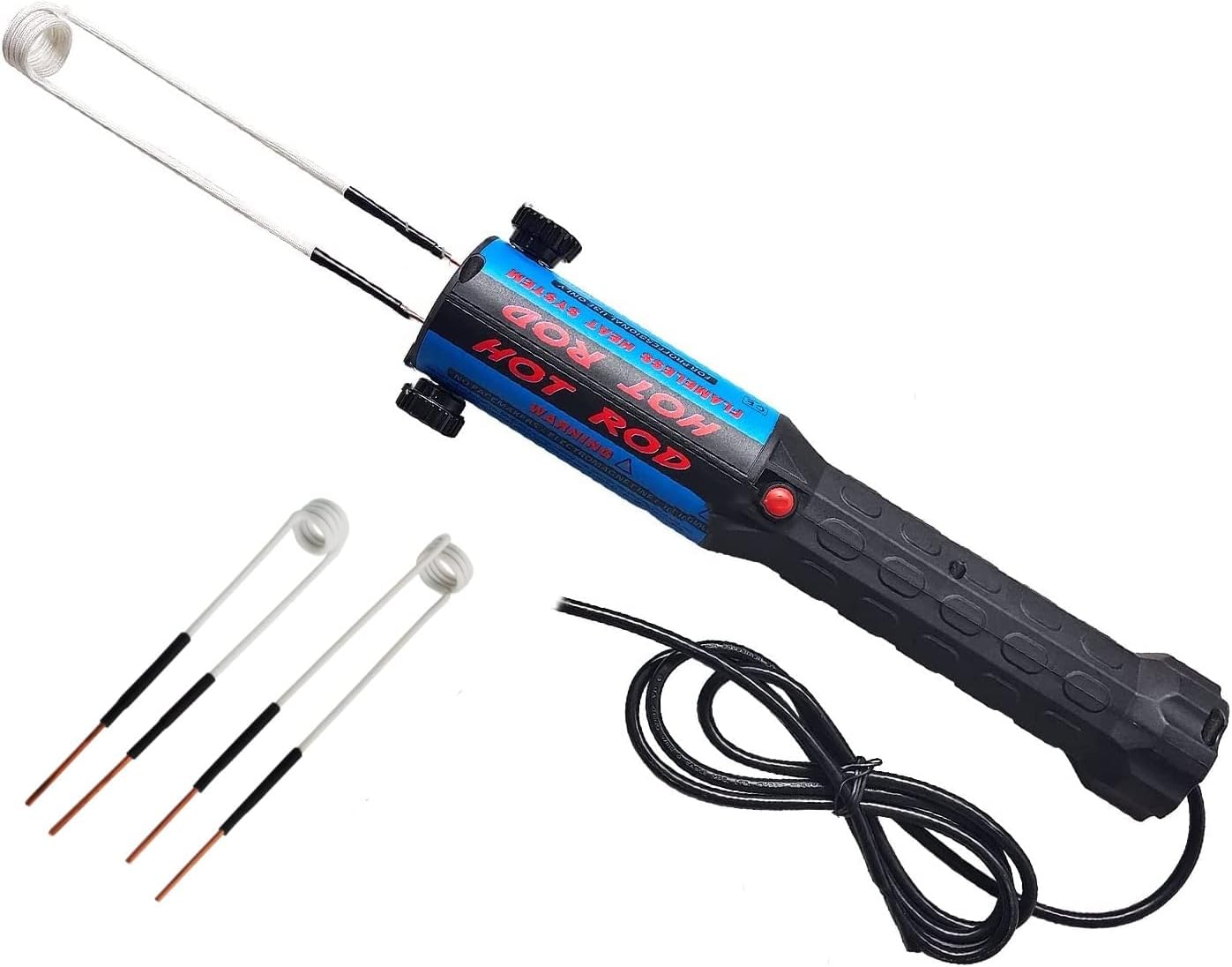 Pakowin Kit de calentador de inducción magnética, herramienta de inducción de calor sin llama de 1200 W 110 V con 3 bobinas, herramienta de