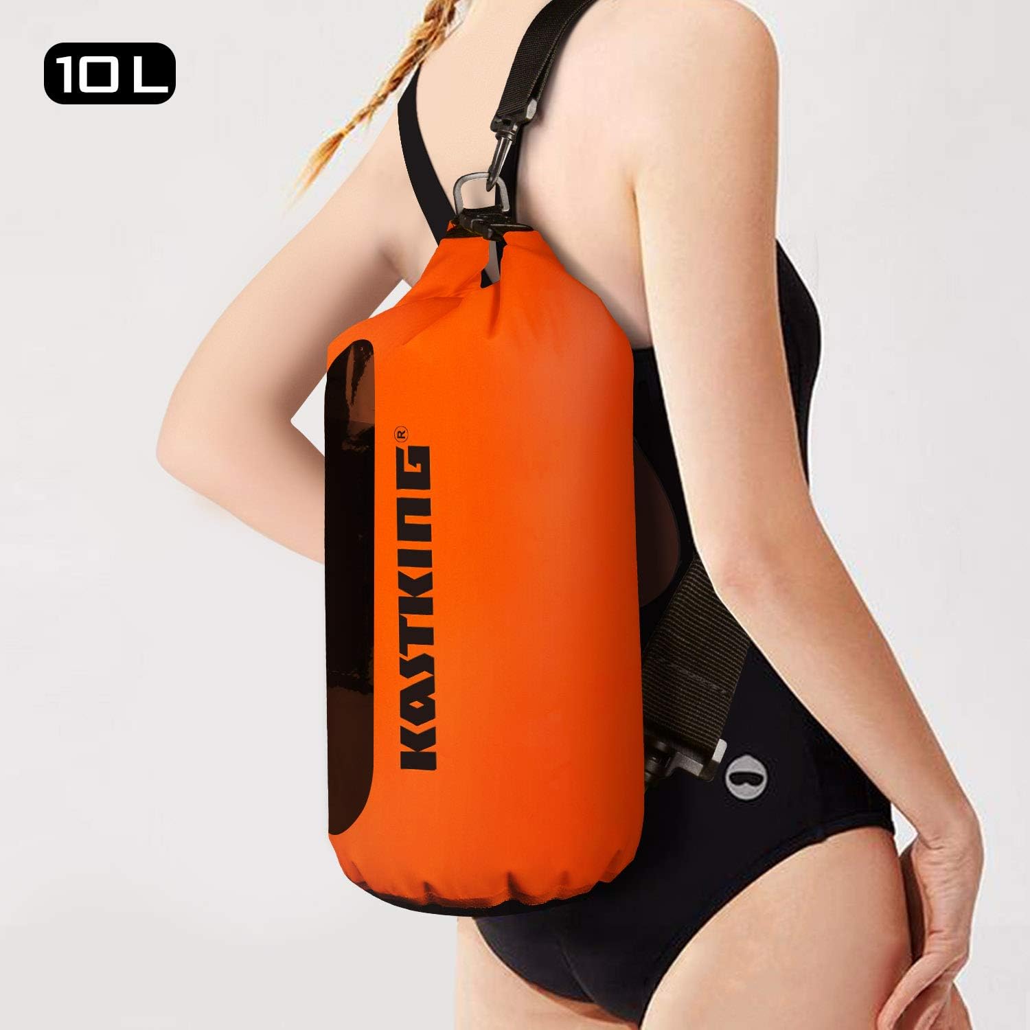 KastKing Bolsas secas, bolsas de almacenamiento 100% impermeables, construcción de grado militar para natación, kayak, canotaje, senderismo,