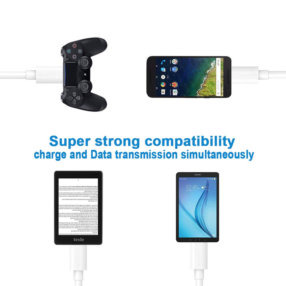 Cable micro USB de 3 pies compatible con tablet Fire 6 7 HD 8 10 antiguas, Samsung Galaxy Tab A, E, S2, 3, 4, S 7.0 pulgadas, 8.0 pulgadas, 9.6