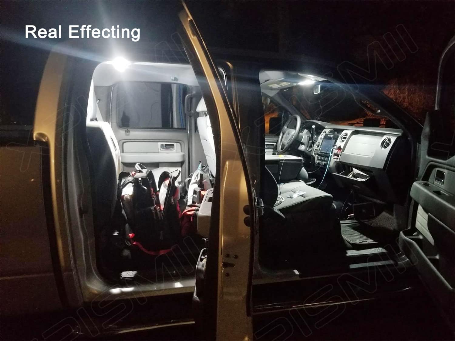 Xpismii Kit de 14 piezas de 6000K blanco F250 F350 luces LED interiores de repuesto para Ford F-250 F-350 Super Duty 1999-2016, con diagrama de