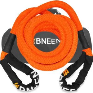 BNEEN Kit de cuerda de recuperación cinética de 1 pulgada x 20 pies, cuerda de recuperación cinética (495000 libras), cuerda de remolque de 30% de BNEEN Kit de cuerda de recuperación cinética de 1 pulgada x 20 pies, cuerda de recuperación cinética (495000 libras), cuerda de remolque de 30% de