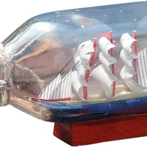 Ochine Botella de vidrio con diseño de barco de vela en miniatura, barco de vela, barco, barco, vintage, manualidades, regalos, botella de deriva, Ochine Botella de vidrio con diseño de barco de vela en miniatura, barco de vela, barco, barco, vintage, manualidades, regalos, botella de deriva,