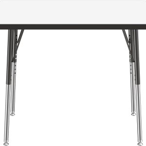 FDP – Mesa rectangular de borrado en seco para actividades escolares y de oficina (24 x 36 pulgadas), patas estándar con deslizadores giratorios, FDP – Mesa rectangular de borrado en seco para actividades escolares y de oficina (24 x 36 pulgadas), patas estándar con deslizadores giratorios,