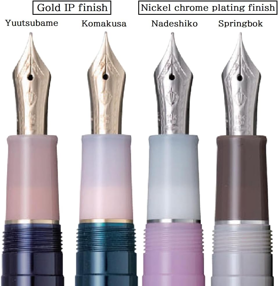 Pluma estilográfica Sailor SHIKIORI Sansui Nadeshiko punta fina mediana 11-2051-303 importación de Japón con lápiz óptico original bolígrafo táctil