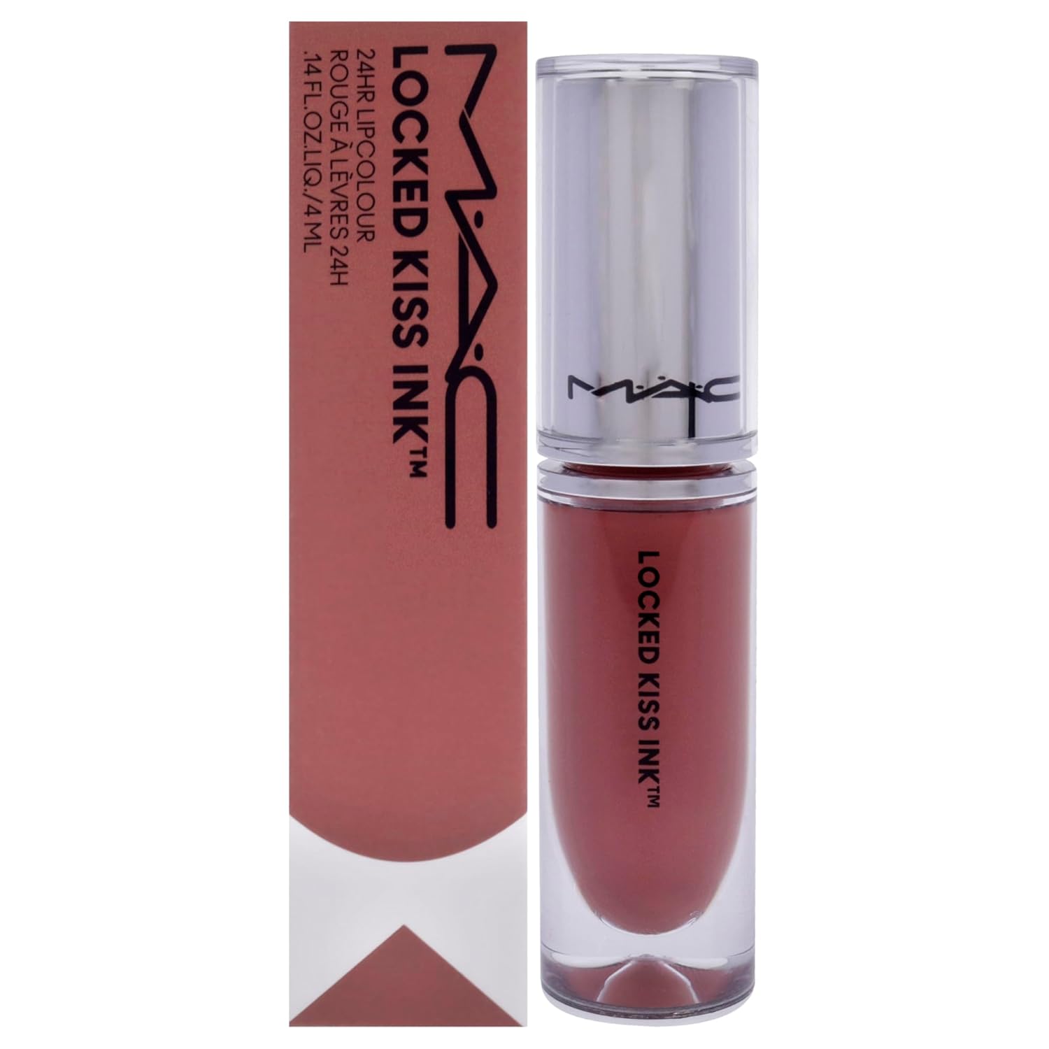 MAC Locked Kiss Ink Lipcolor – Bodacious para mujer – Lápiz labial de 0.14 oz