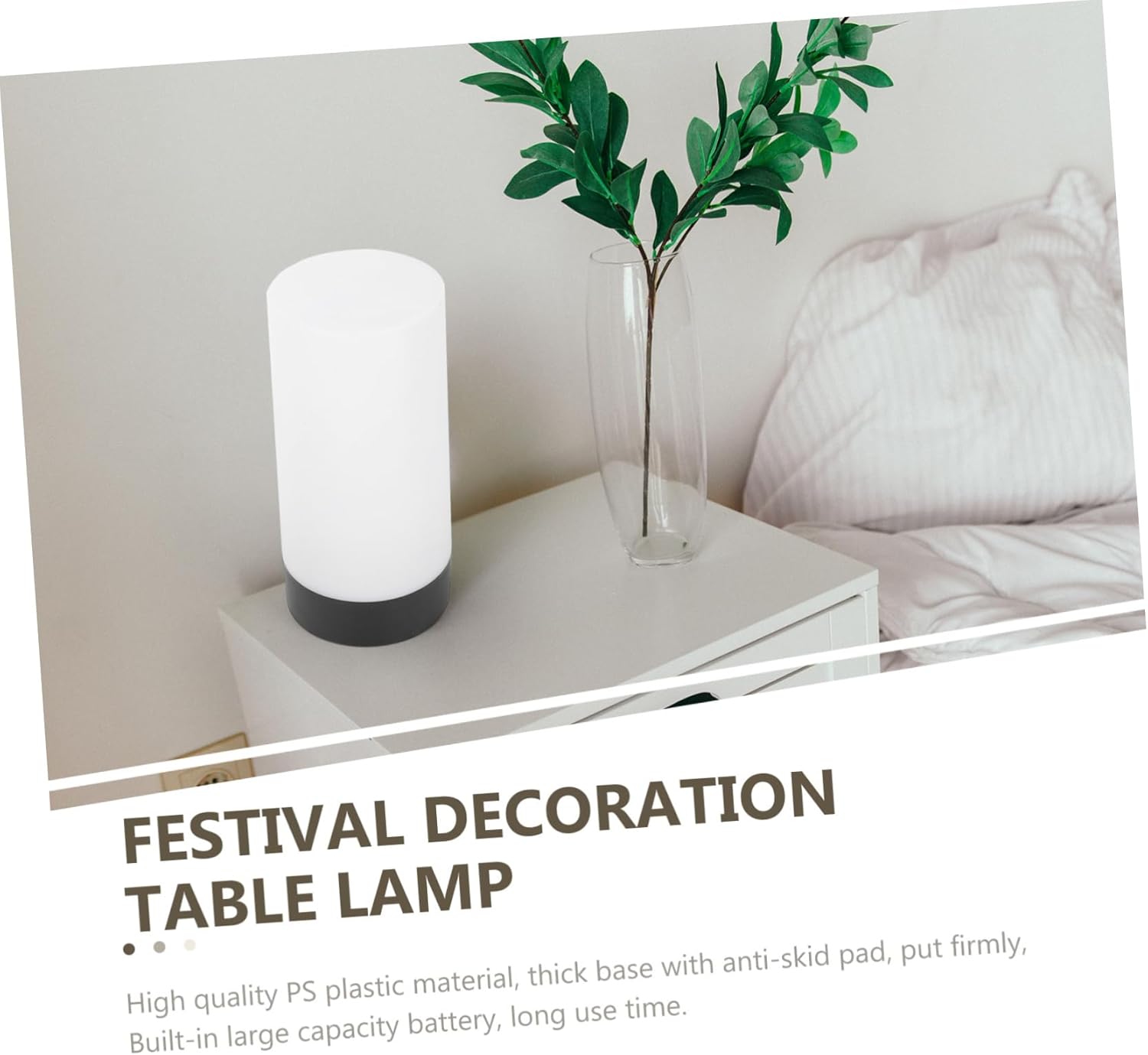 Uonlytech 5 Pcs Led Desk Lamp Night Lamps for Nightstand Cordless Rechargeable Table Lamps Rechargeable Lamp Bar Table Lamp Led Night Light