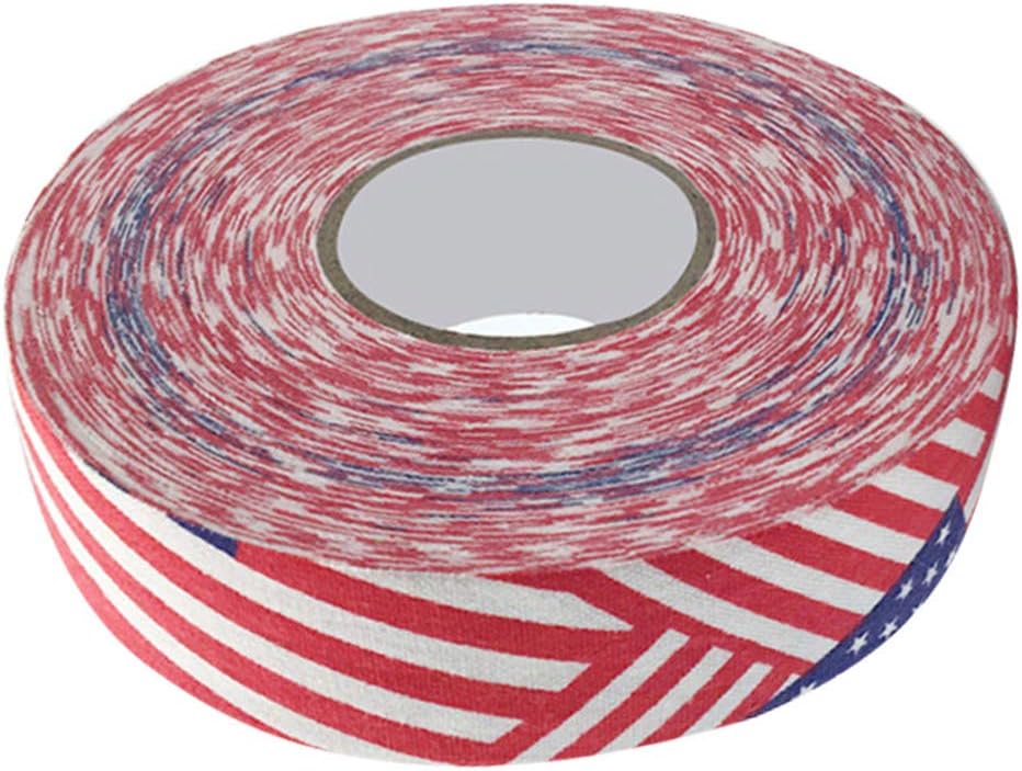 Cinta de lacrosse de 1.0 in x 82.0 ft, cinta protectora de hockey cinta de lacrosse cinta de agarre de hockey para palo de seguridad deportiva