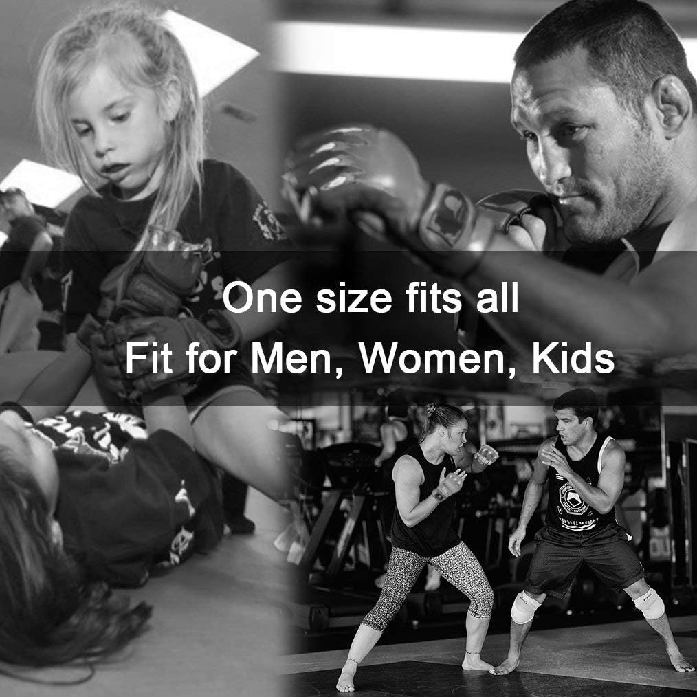 ZooBoo – Guantes MMA para artes marciales mixtas y artes marciales mixtas con banda de muñeca ajustable, guantes UFC para entrenamiento de sanda y