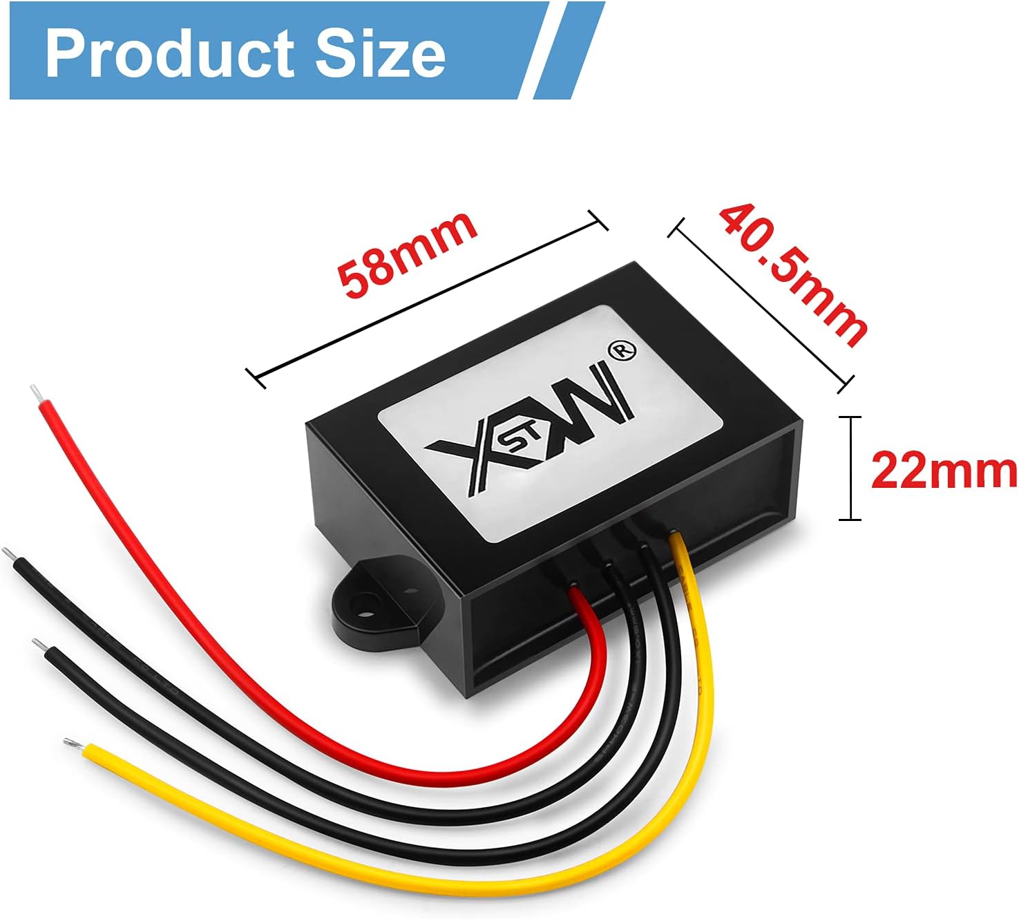 DC 48 V 36 V a CC 5 V de voltaje de paso 5 voltios reductor de salida 4 A 20 W módulo convertidor de potencia para auto coche camión vehículo barco