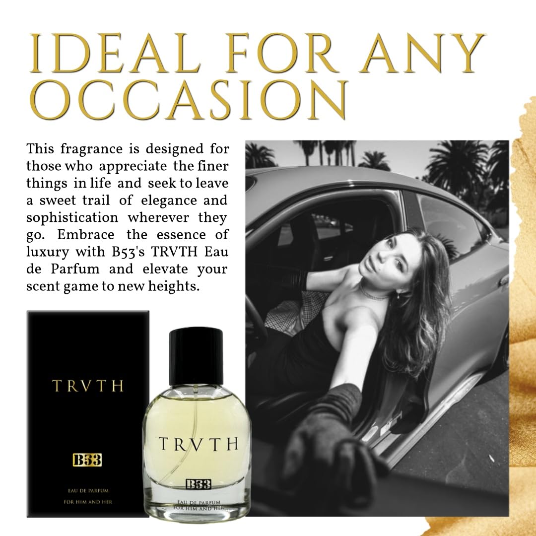TRVTH Eau De Parfum  Perfume en espray unisex  Fragancias para hombres y mujeres  1.7 onzas líquidas